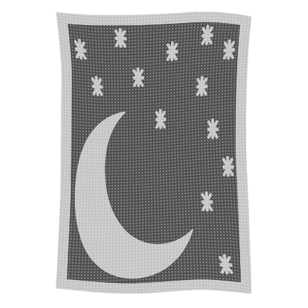 Metallic Moon & Stars Name Blanket - Image 34