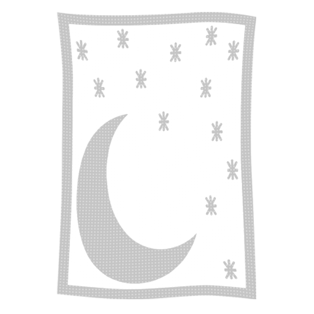 Metallic Moon & Stars Name Blanket - Image 31