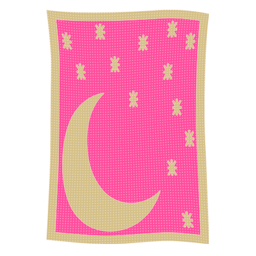 Metallic Moon & Stars Name Blanket - Image 15