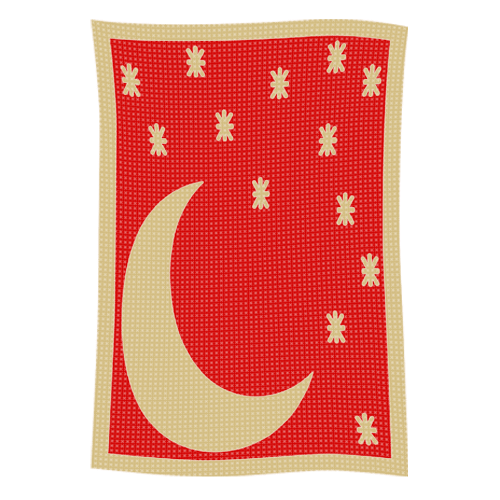 Metallic Moon & Stars Name Blanket - Image 17