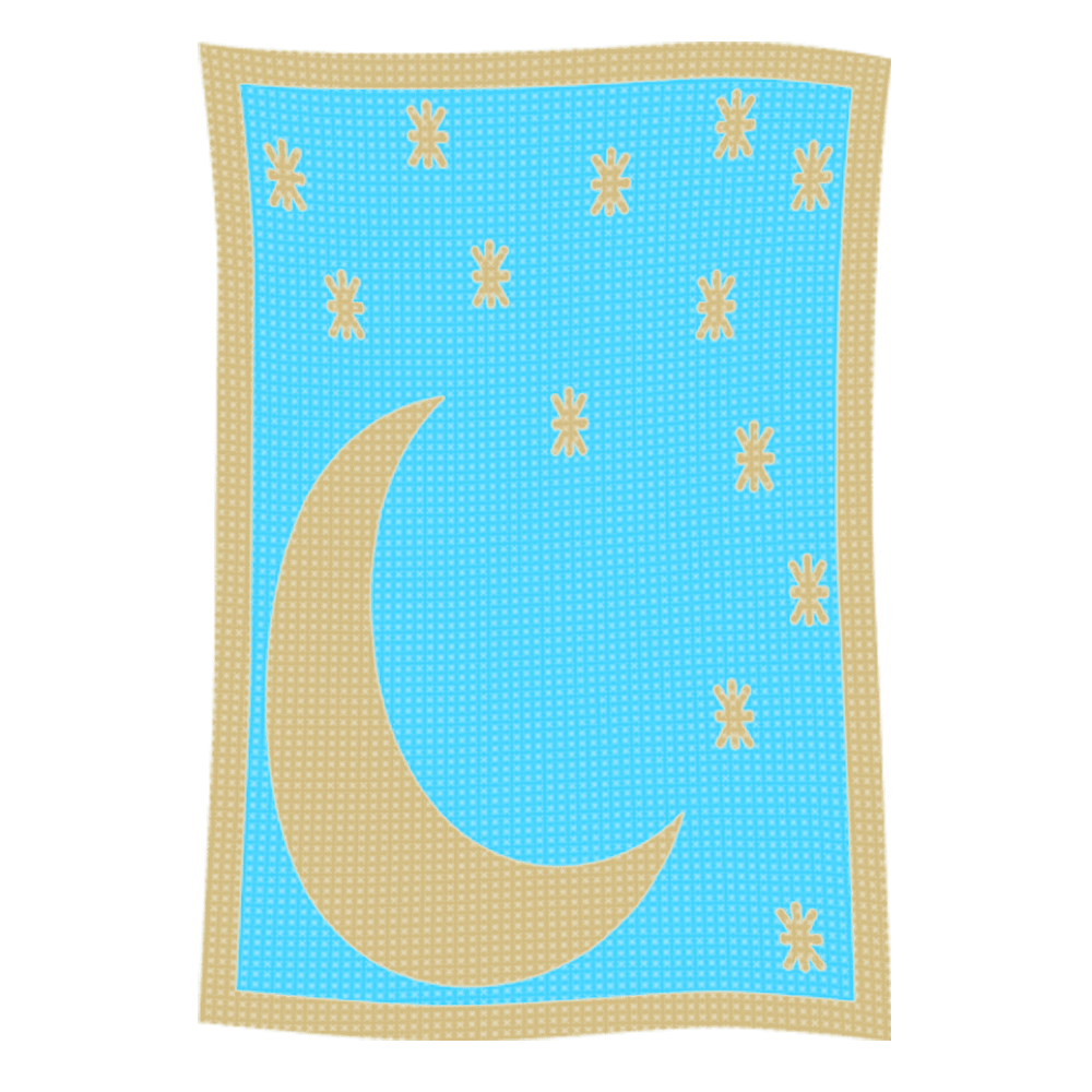 Metallic Moon & Stars Name Blanket - Image 19