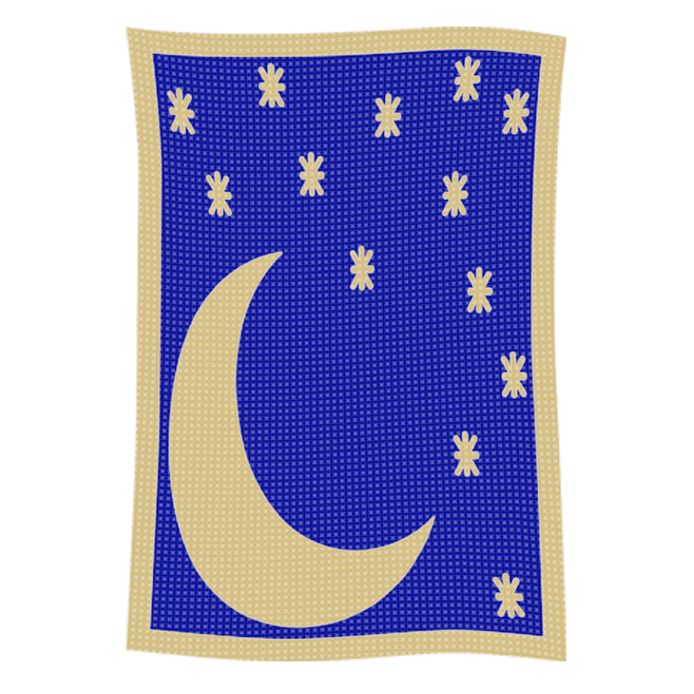 Metallic Moon & Stars Name Blanket - Image 21