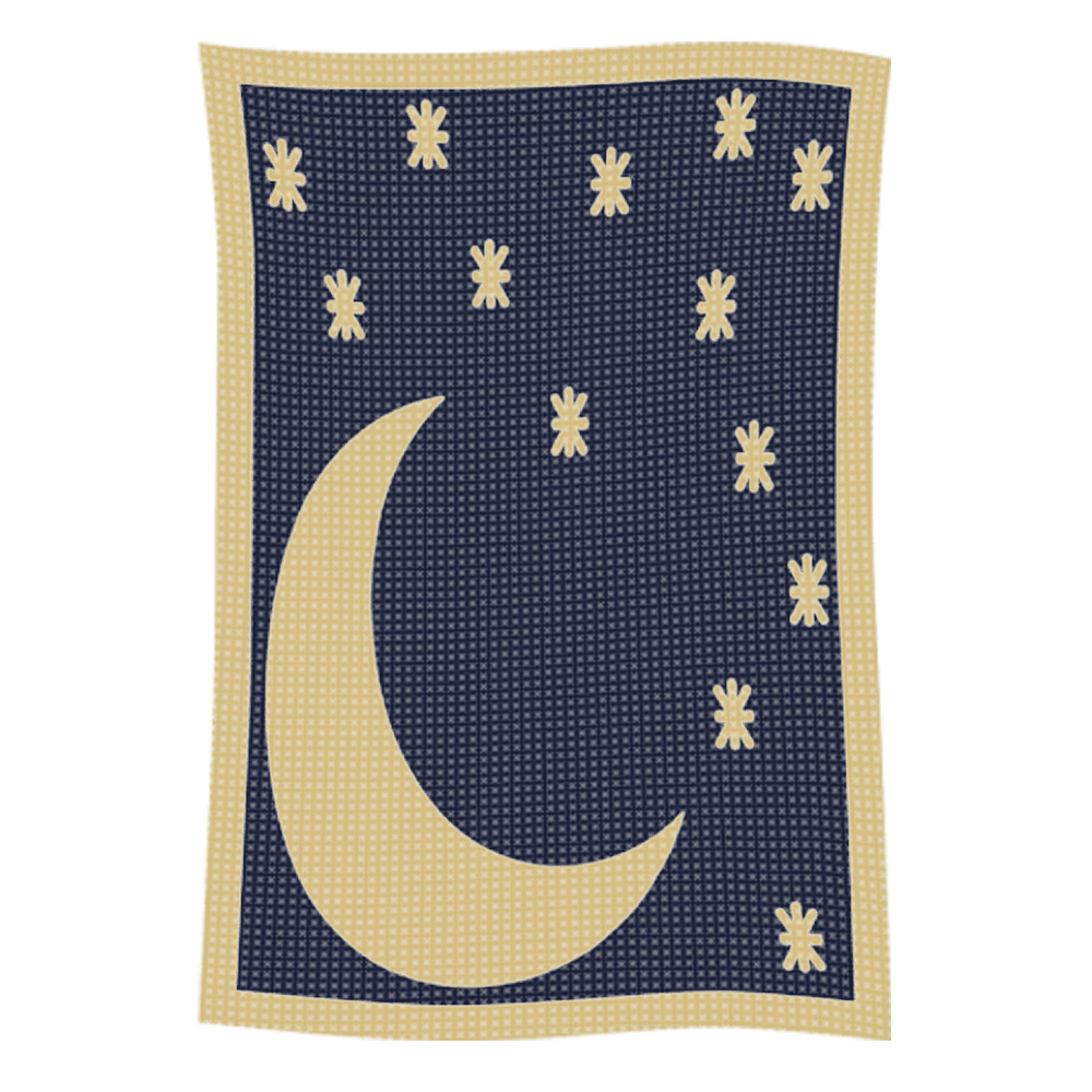 Metallic Moon & Stars Name Blanket - Image 23