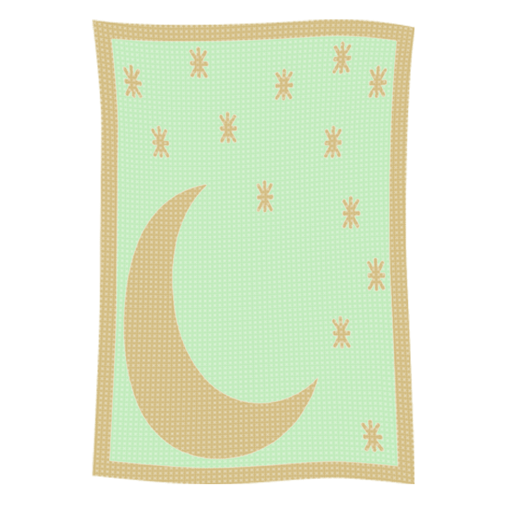 Metallic Moon & Stars Name Blanket - Image 24