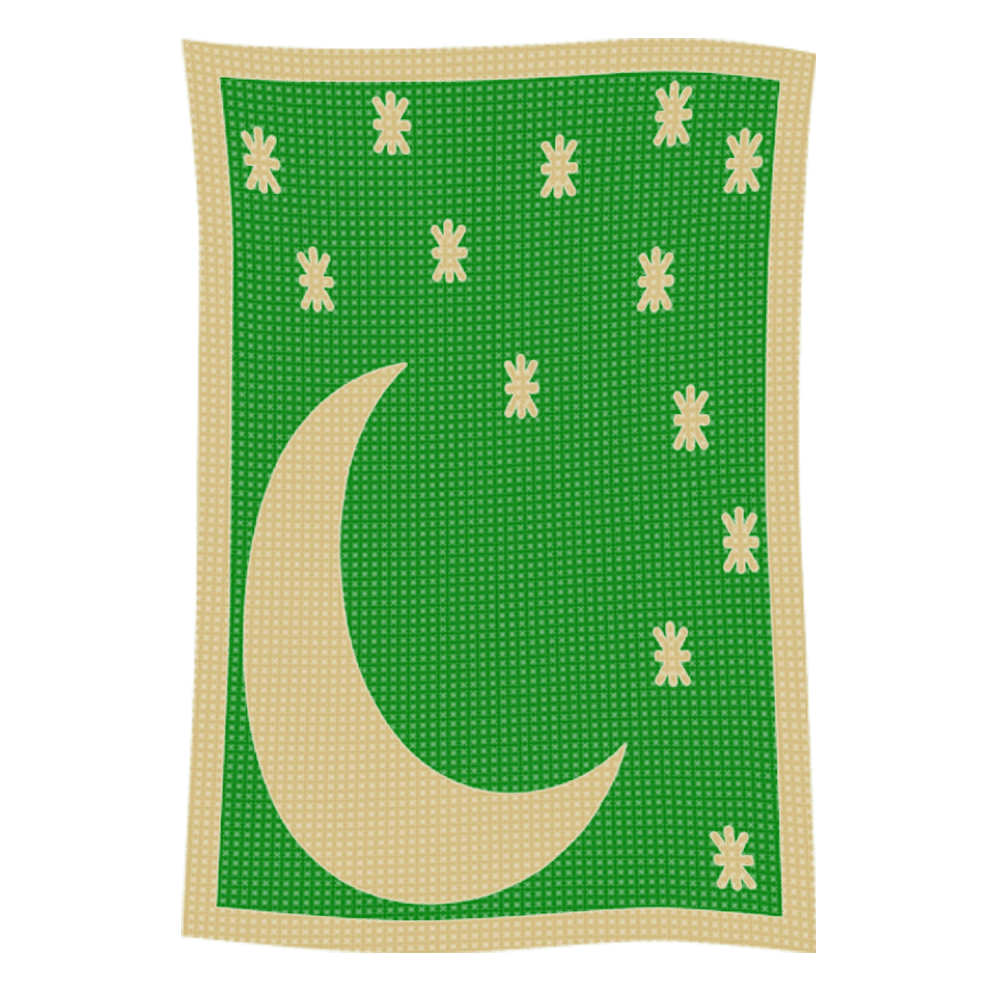 Metallic Moon & Stars Name Blanket - Image 26