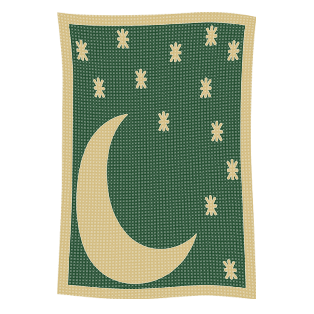 Metallic Moon & Stars Name Blanket - Image 27