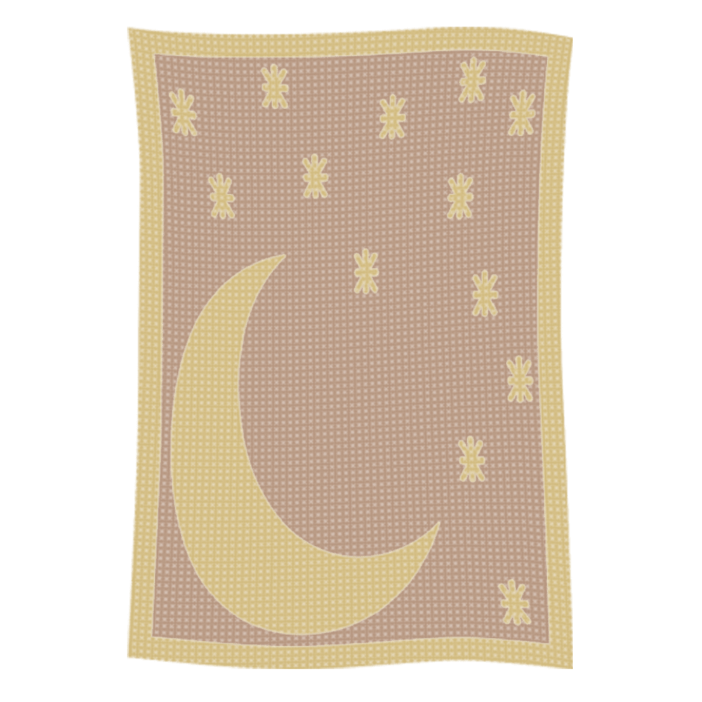 Metallic Moon & Stars Name Blanket - Image 29