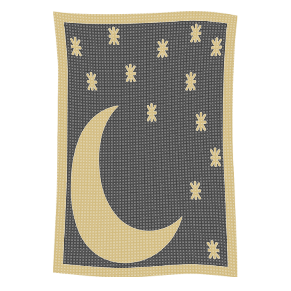 Metallic Moon & Stars Name Blanket - Image 6
