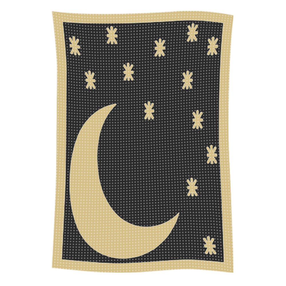 Metallic Moon & Stars Name Blanket - Image 7