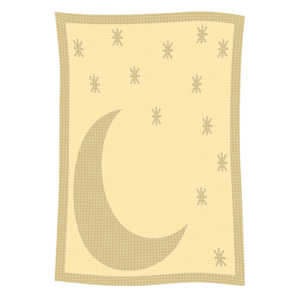 Metallic Moon & Stars Name Blanket - Image 8