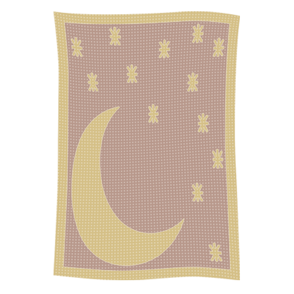 Metallic Moon & Stars Name Blanket - Image 10