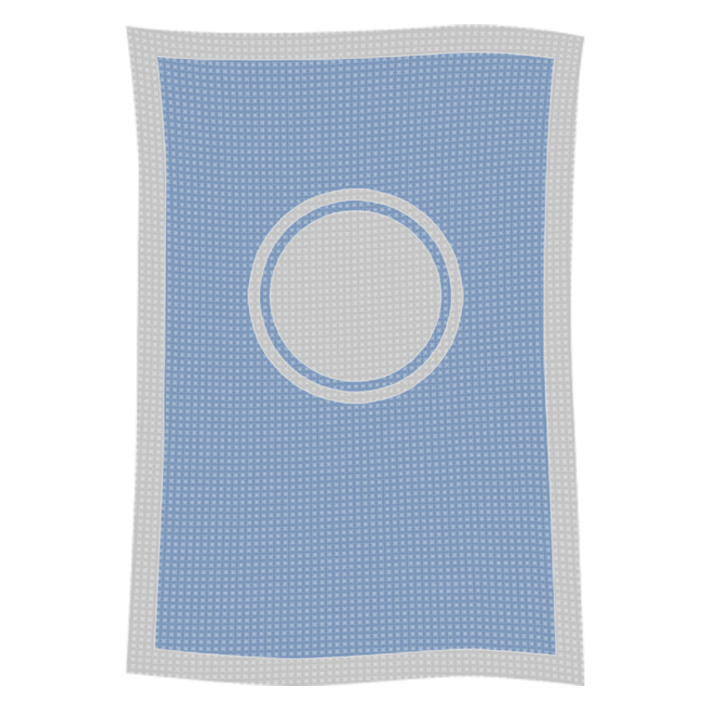 Metallic Initial Stamp Name Blanket - Image 50