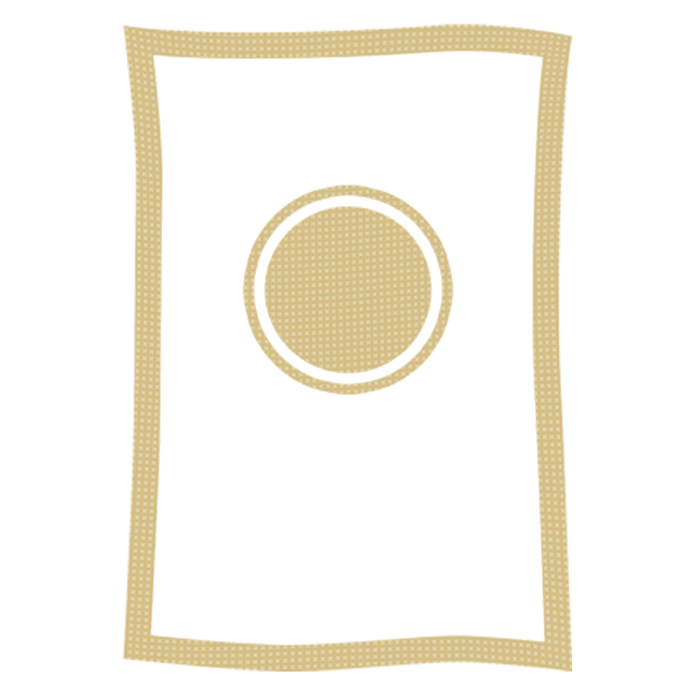 Metallic Initial Stamp Name Blanket - Image 3