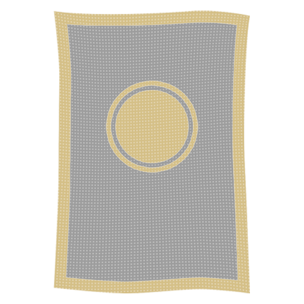Metallic Initial Stamp Name Blanket - Image 5