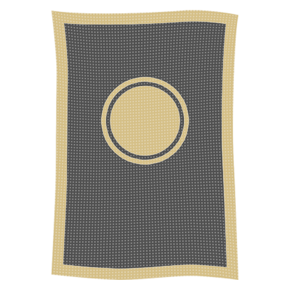 Metallic Initial Stamp Name Blanket - Image 6
