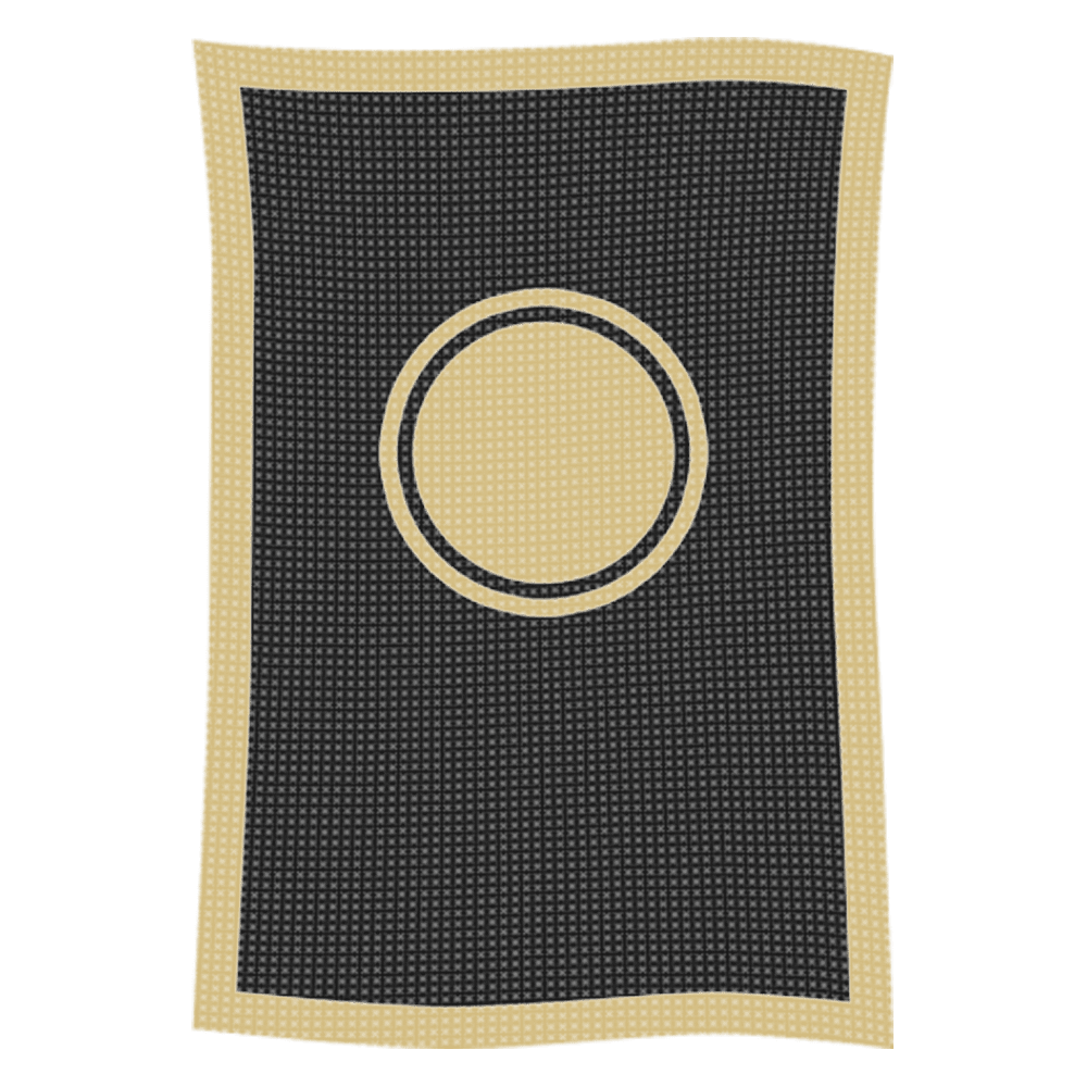 Metallic Initial Stamp Name Blanket - Image 7