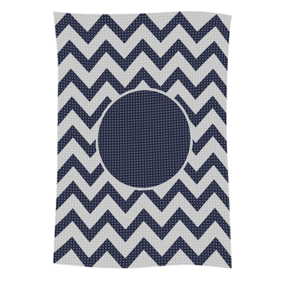 Metallic Chevron Name Blanket - Image 13