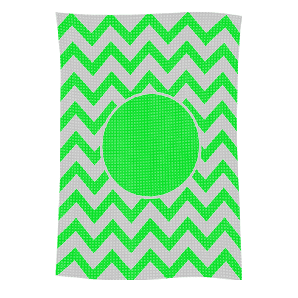 Metallic Chevron Name Blanket - Image 15