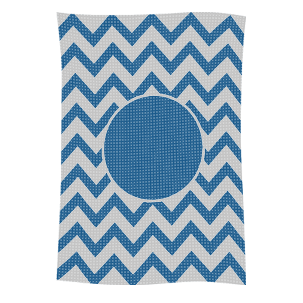 Metallic Chevron Name Blanket - Image 18