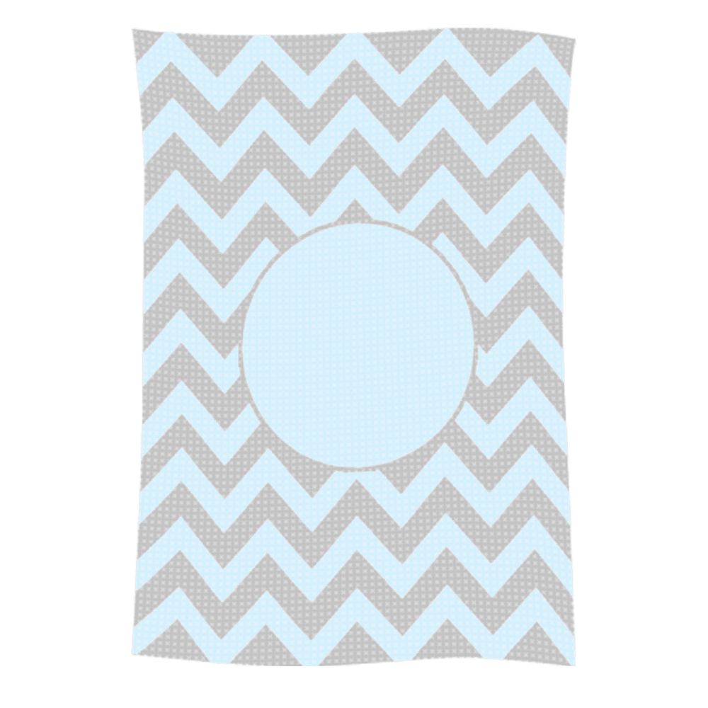 Metallic Chevron Name Blanket - Image 25