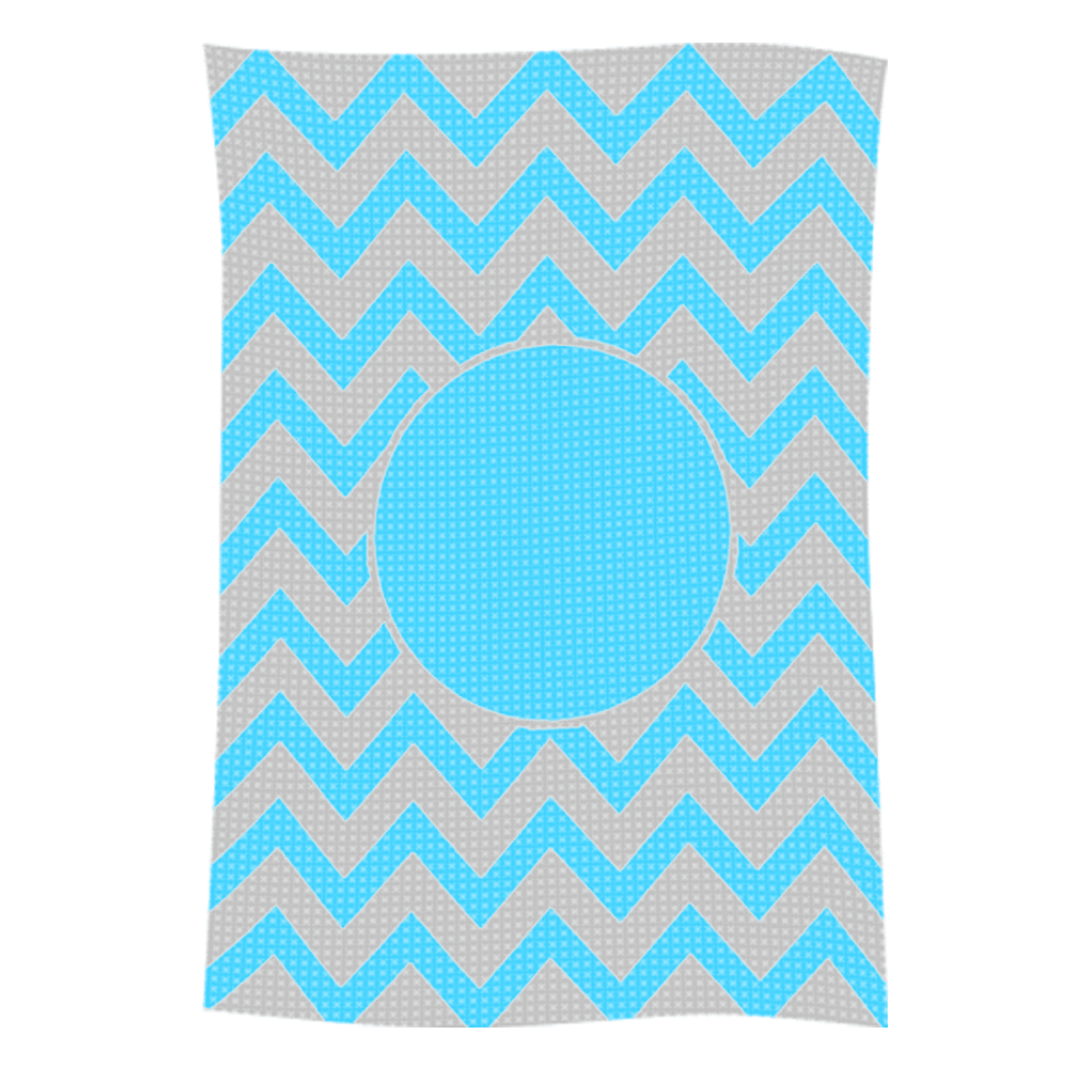 Metallic Chevron Name Blanket - Image 26
