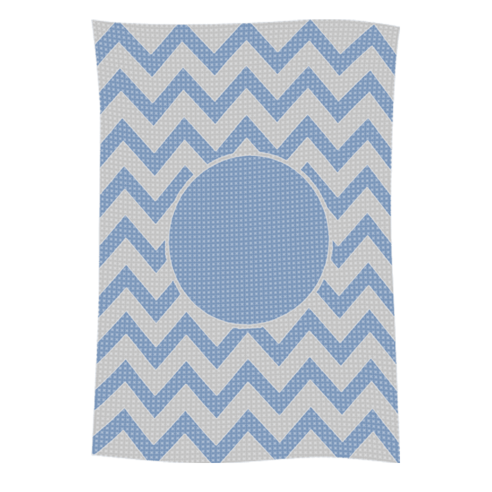 Metallic Chevron Name Blanket - Image 27