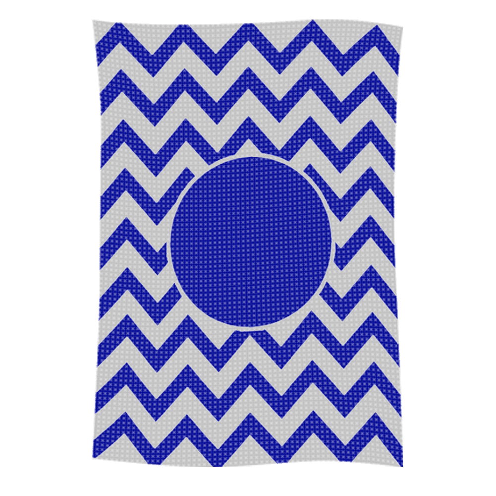 Metallic Chevron Name Blanket - Image 28