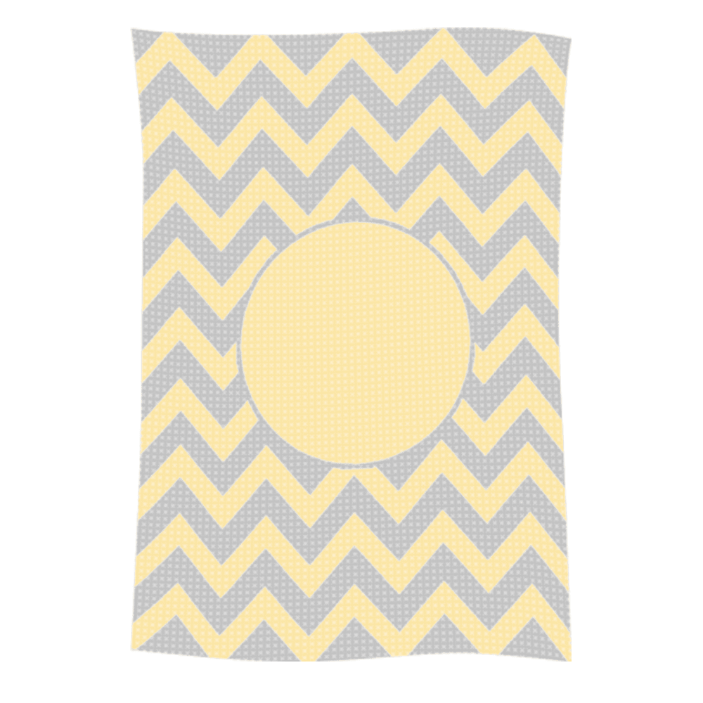 Metallic Chevron Name Blanket - Image 6