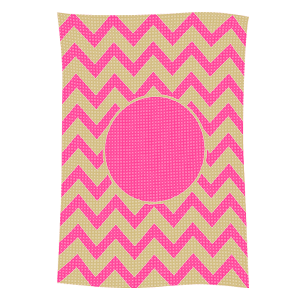 Metallic Chevron Name Blanket - Image 50