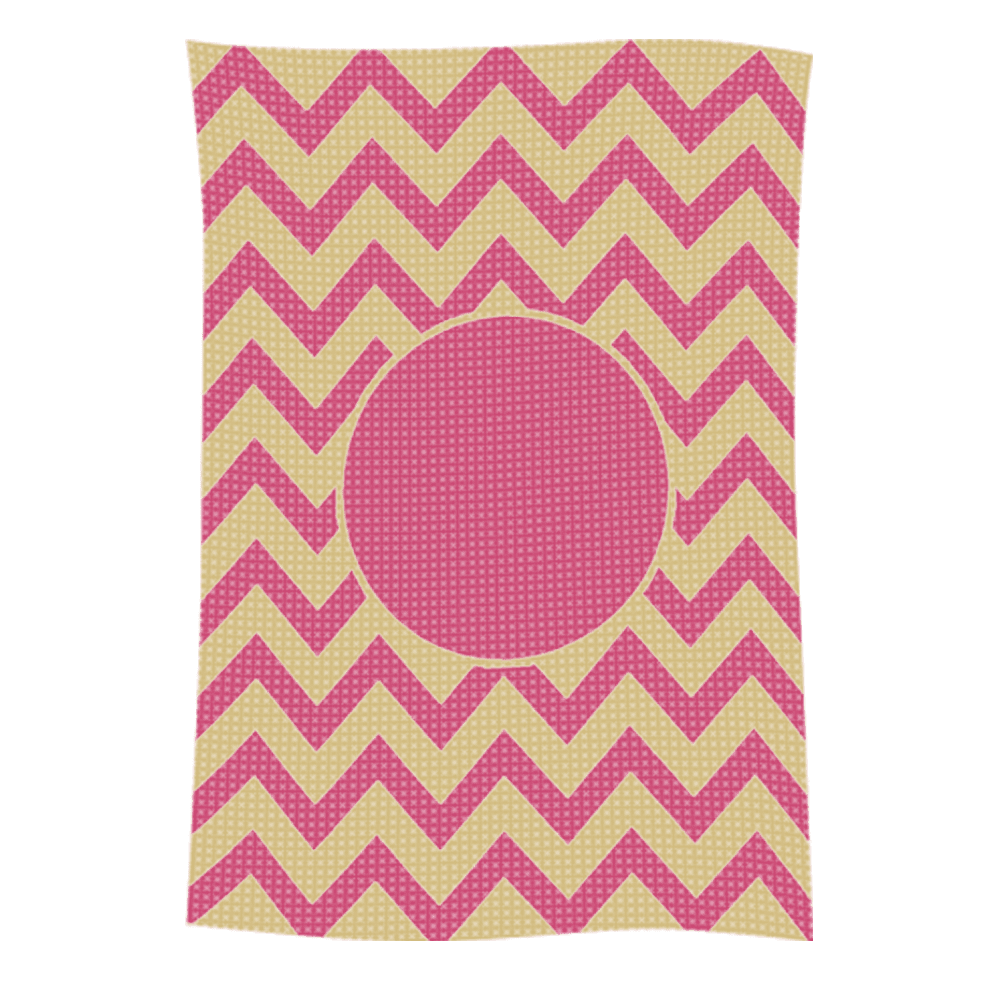 Metallic Chevron Name Blanket - Image 51