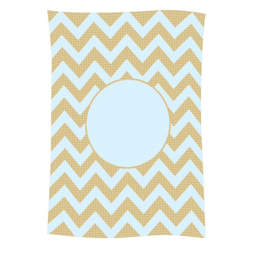 Metallic Chevron Name Blanket - Image 53