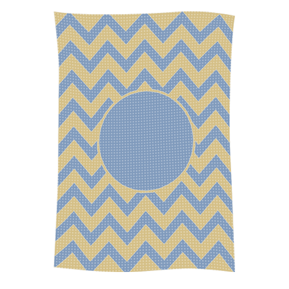 Metallic Chevron Name Blanket - Image 55