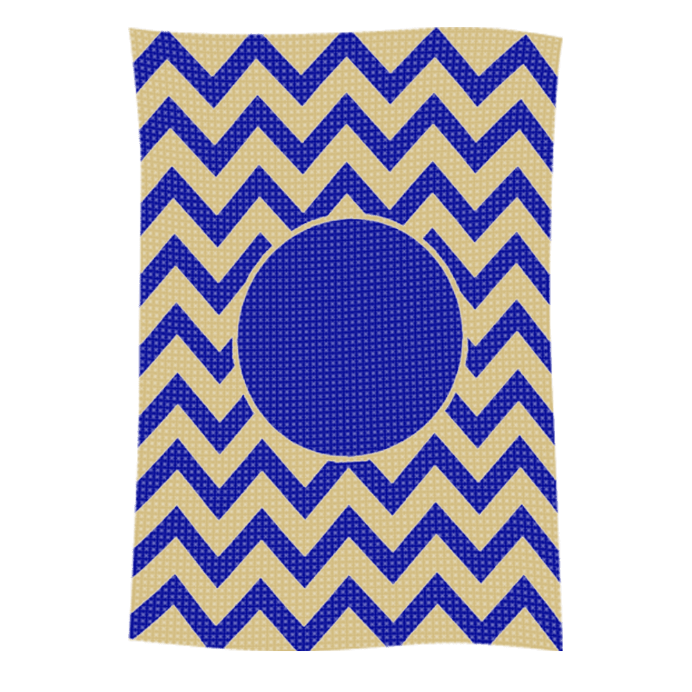 Metallic Chevron Name Blanket - Image 56