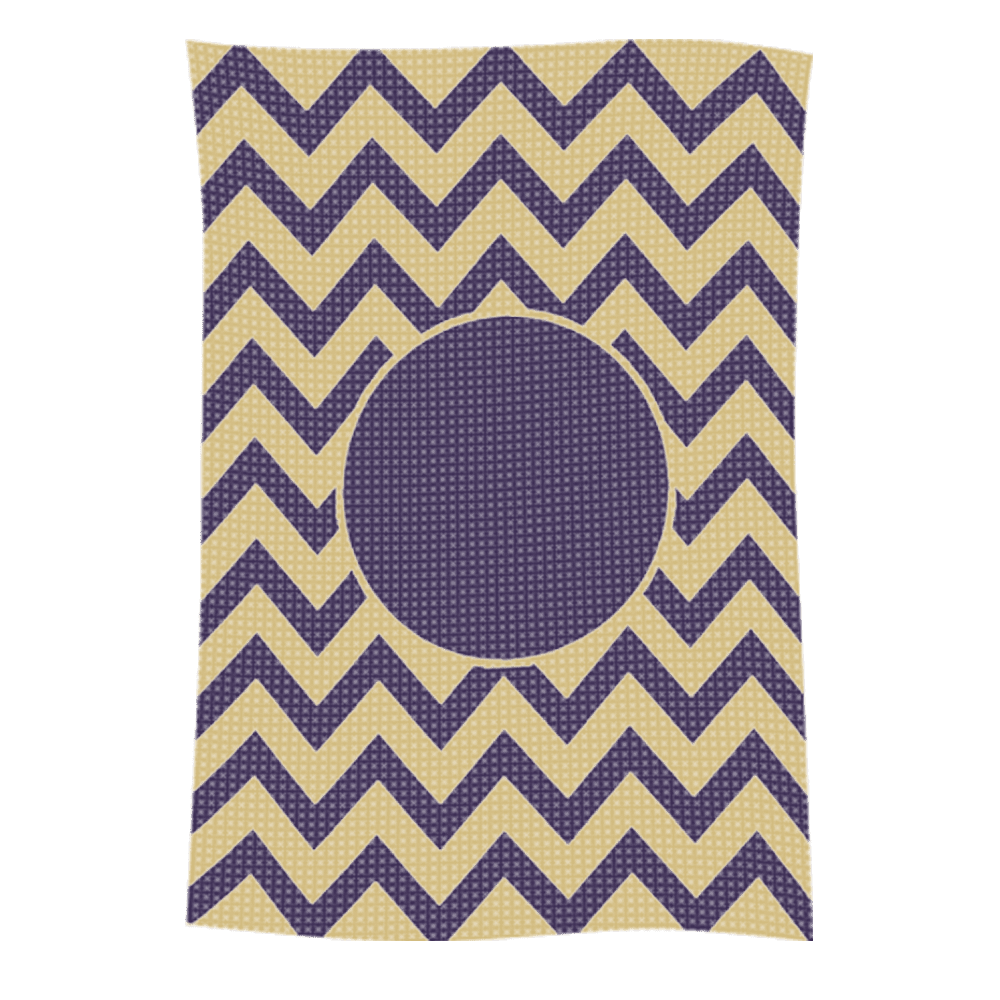 Metallic Chevron Name Blanket - Image 57