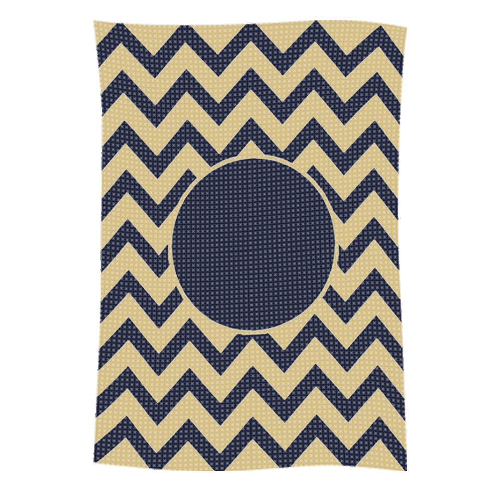 Metallic Chevron Name Blanket - Image 49