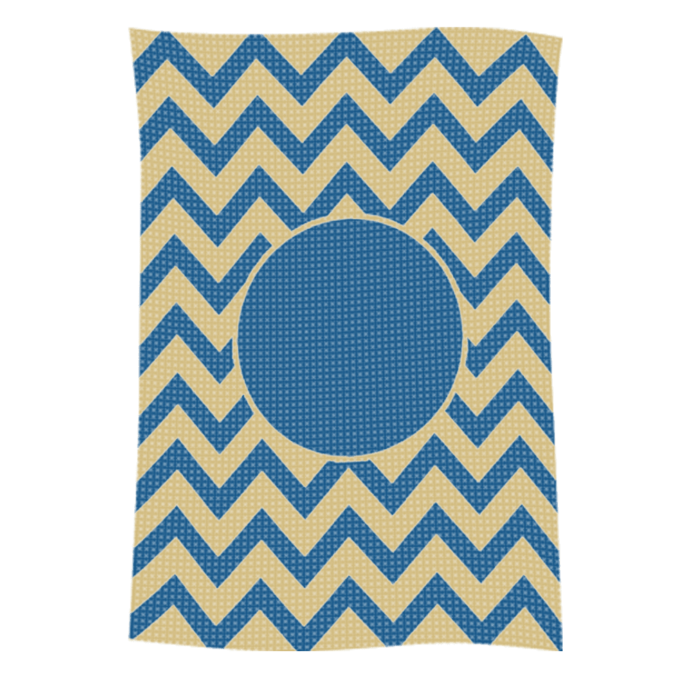 Metallic Chevron Name Blanket - Image 47