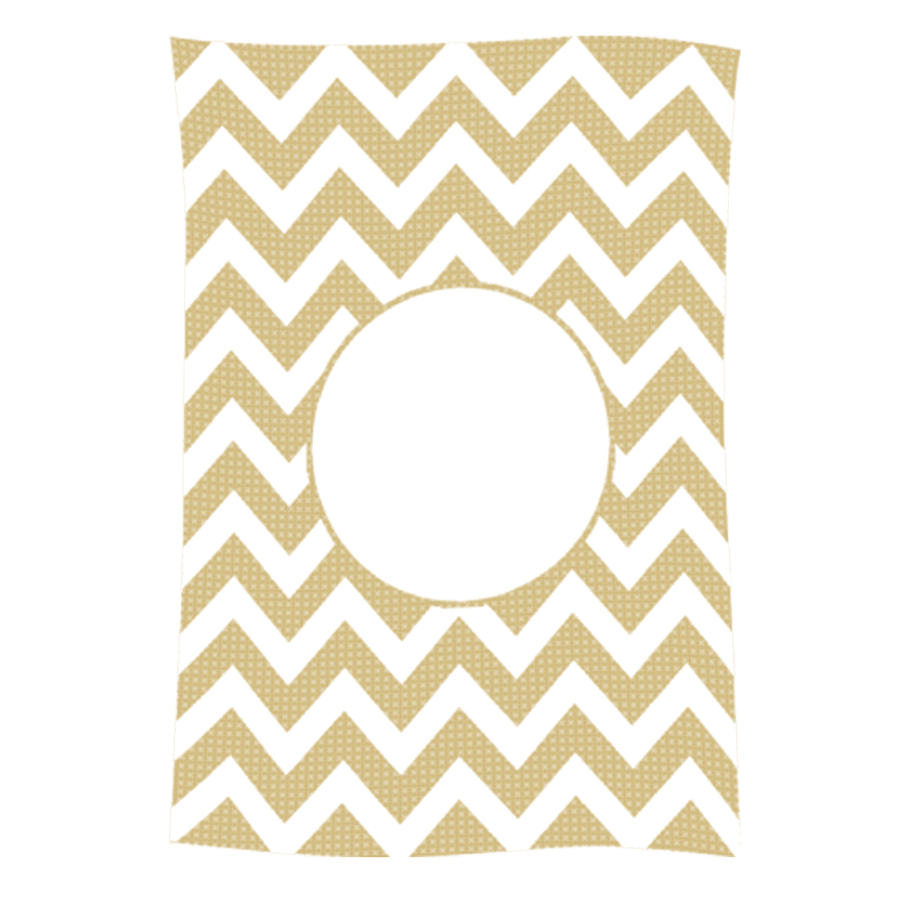 Metallic Chevron Name Blanket - Image 31