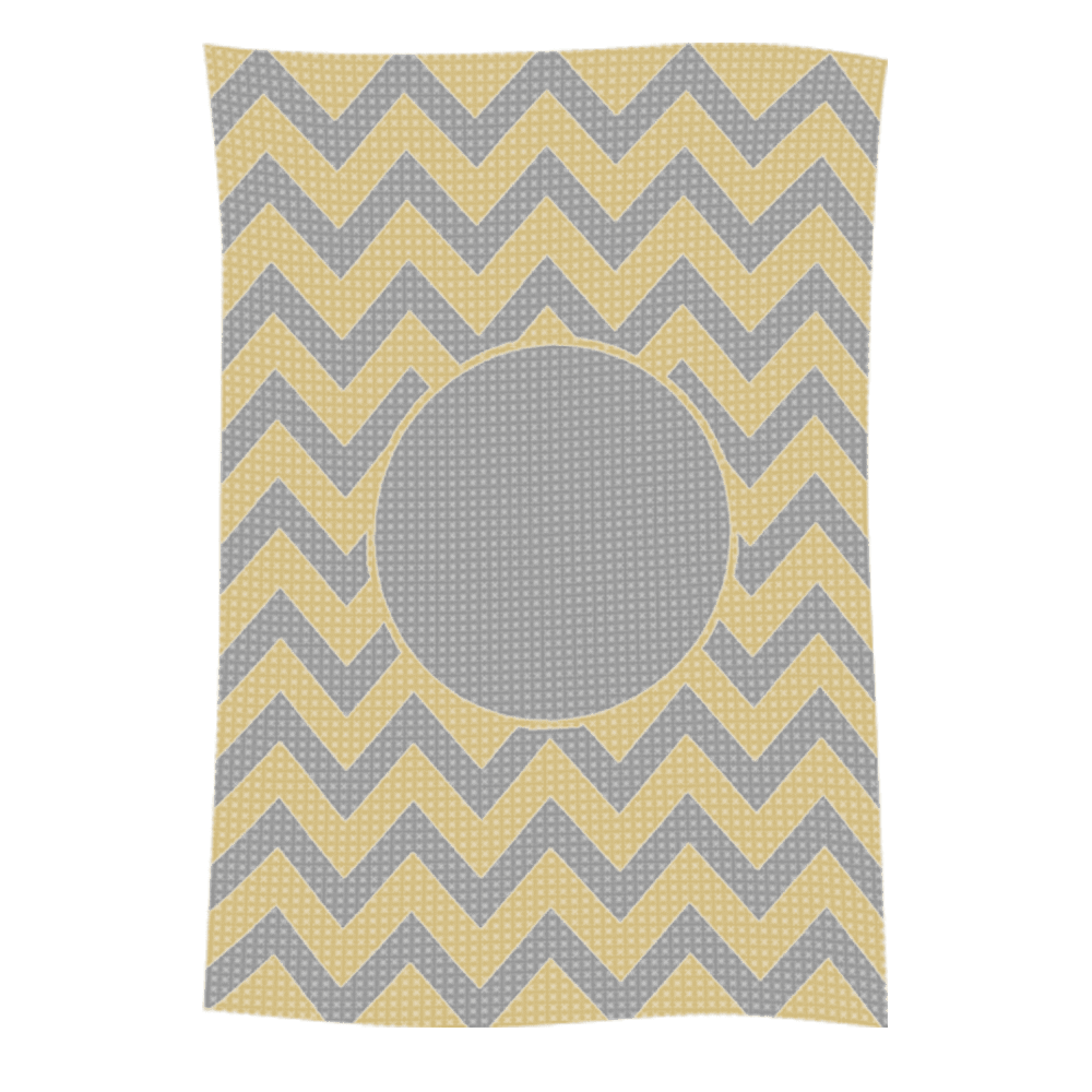 Metallic Chevron Name Blanket - Image 33