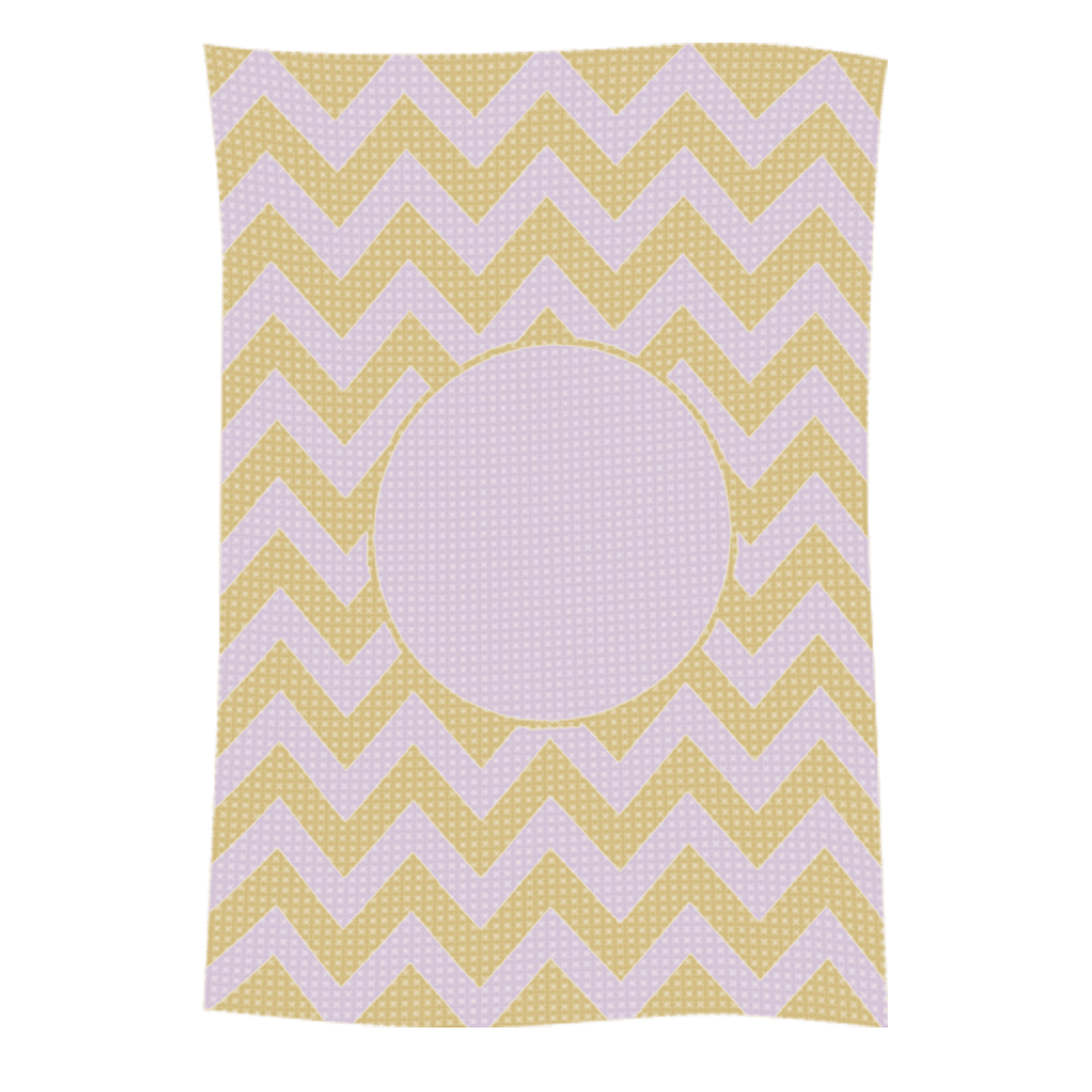Metallic Chevron Name Blanket - Image 42