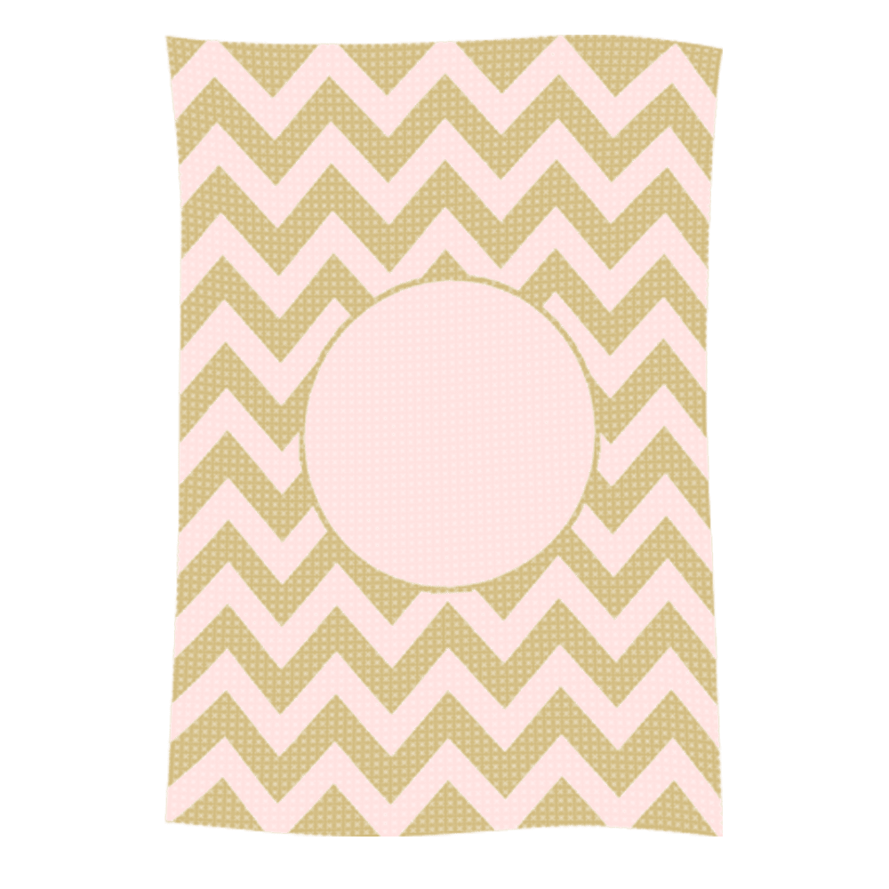 Metallic Chevron Name Blanket - Image 30