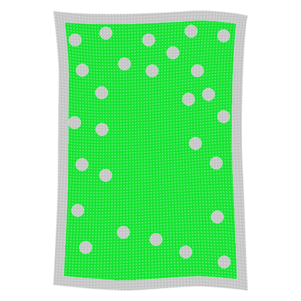 Metallic Polka Dot Initial & Name Blanket - Image 55