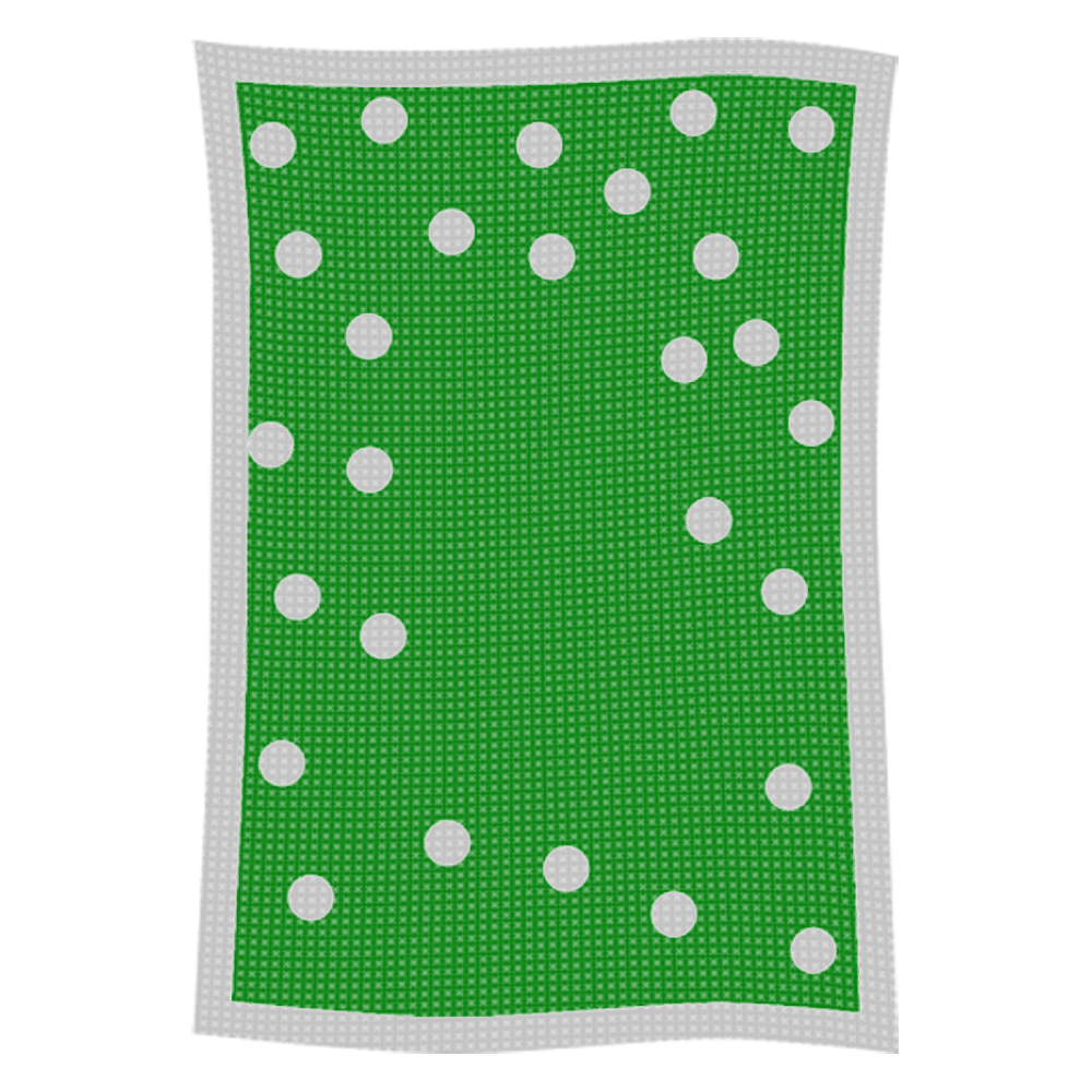 Metallic Polka Dot Initial & Name Blanket - Image 56