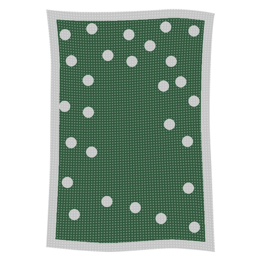 Metallic Polka Dot Initial & Name Blanket - Image 57