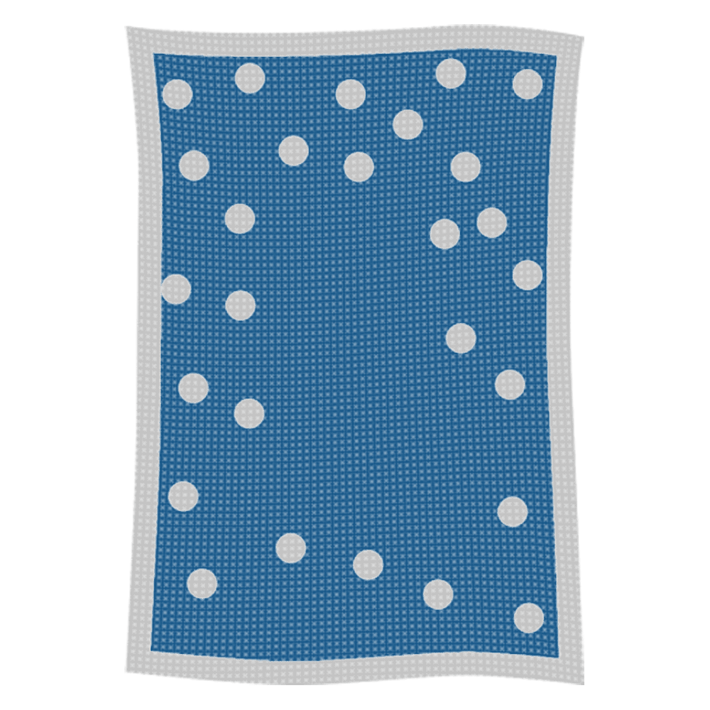 Metallic Polka Dot Initial & Name Blanket - Image 58