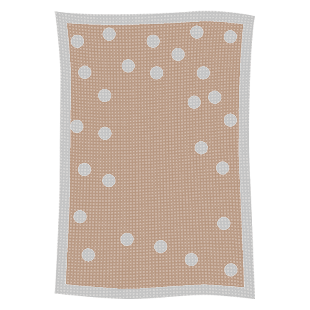 Metallic Polka Dot Initial & Name Blanket - Image 59