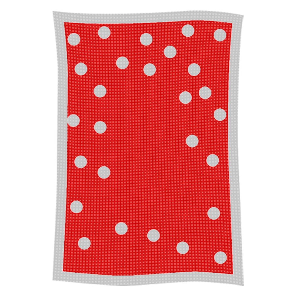 Metallic Polka Dot Initial & Name Blanket - Image 47