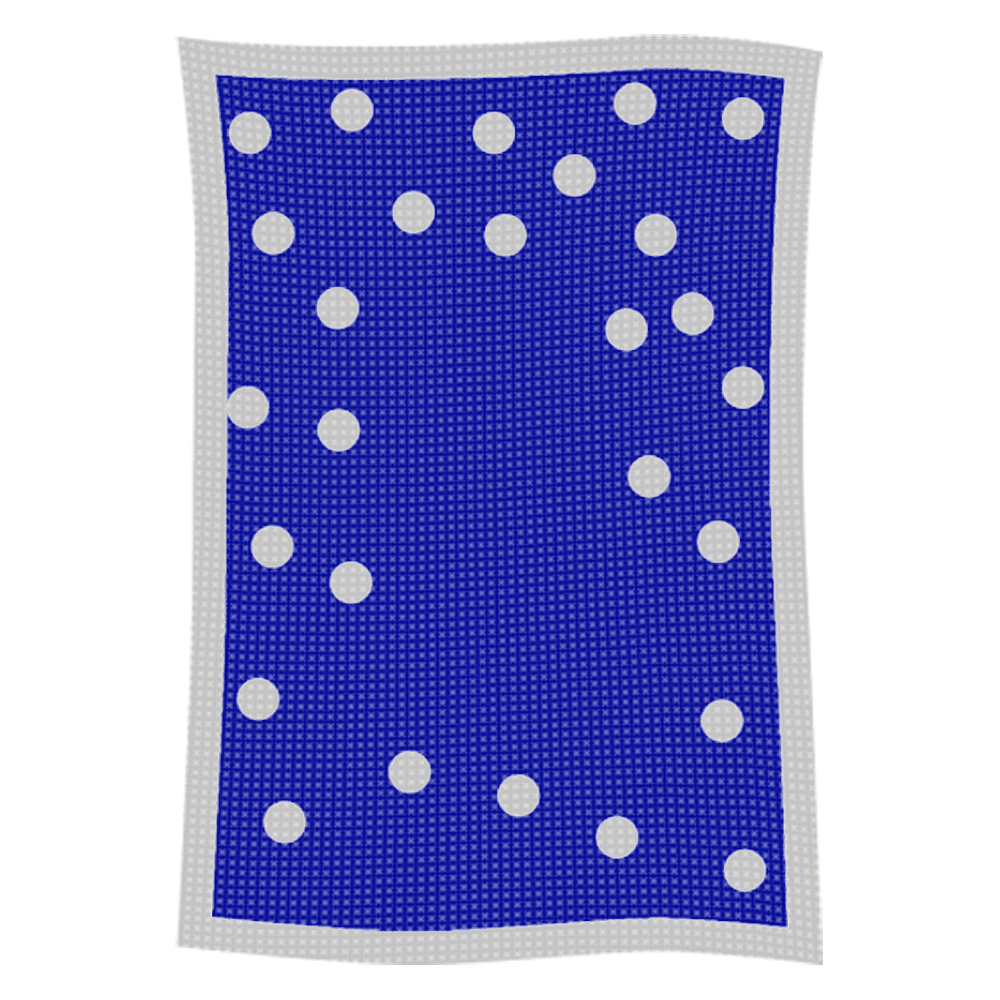 Metallic Polka Dot Initial & Name Blanket - Image 51
