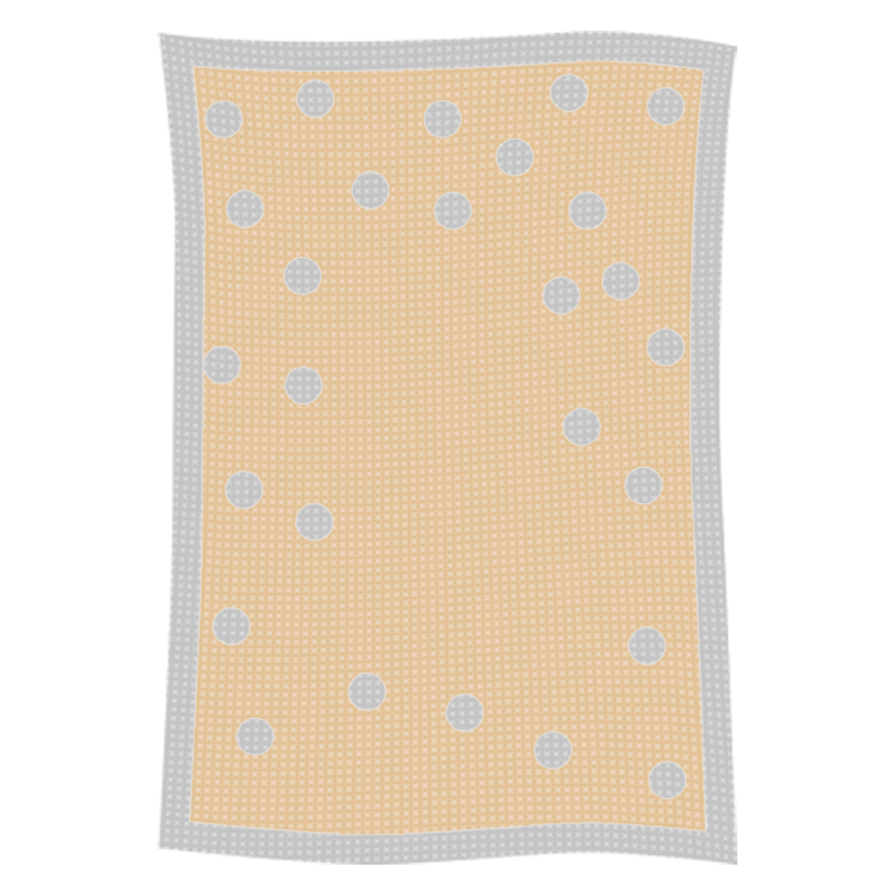 Metallic Polka Dot Initial & Name Blanket - Image 36