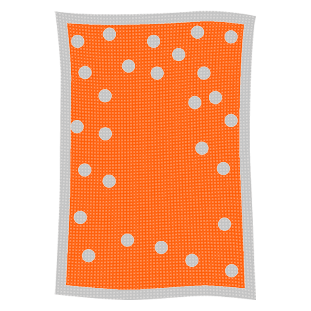 Metallic Polka Dot Initial & Name Blanket - Image 38