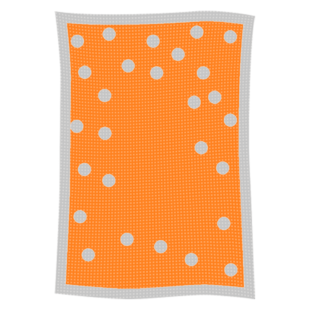 Metallic Polka Dot Initial & Name Blanket - Image 39